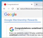 Oszustwo POP-UP Google Membership Rewards