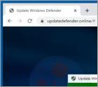 Oszustwo POP-UP Important Defender Update Available