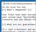 Ransomware EpsilonRed