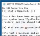 Ransomware EpsilonRed