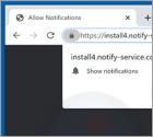 Przekierowanie POP-UP notify-service.com