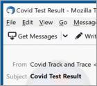 Wirus e-mailowy Coronavirus Track And Trace Result