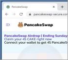 Oszustwo POP-UP PancakeSwap AirDrop