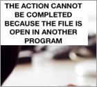 ROZWIĄŻ PROBLEM: Działanie nie może zostać zakończone, ponieważ plik jest otwarty w innym programie