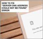 Jak naprawić błąd „Nie można znaleźć adresu serwera DNS”