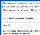 Wirus e-mailowy Bank Payment Copy
