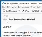 Wirus e-mailowy Bank Payment Copy