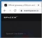 Oszustwo POP-UP SpaceX BTC And ETH Giveaway