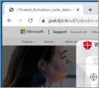Oszustwo POP-UP Pirated Windows Software Detected In This Computer