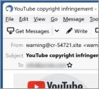 Wirus e-mailowy YouTube Copyright Infringement Warning