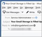 Oszustwo e-mailowe You Have Used Up Your Mail Storage