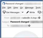 Oszustwo e-mailowe Your Password Has Been Changed