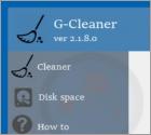 Niechciana aplikacja G-Cleaner