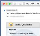 Oszustwo e-mail dotyczący kwarantanny