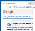 Oszustwo POP-UP Congratulations Device User!