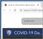 Porywacz przeglądarki COVID Dashboard
