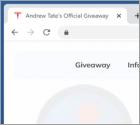 Oszustwo Andrew Tate Crypto Giveaway