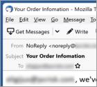 Oszustwo e-mailowe Order Information