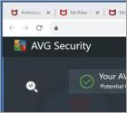 Oszustwo POP-UP AVG Security