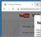 Oszustwo POP-UP Dear YouTube user, Congratulations!