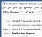 Oszustwo e-mailowe Microsoft Ending Promotion Award