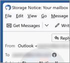 Oszustwo e-mailowe You Have Used All Your Available Storage Space