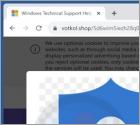 Oszustwo POP-UP Critical Error IP Threat Detected