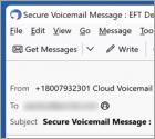Oszustwo e-mailowe Voicemail Message Received