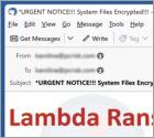 Oszustwo e-mailowe Lambda Ransomware