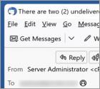 Oszustwo e-mailowe DNS Error