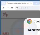 Something Went Wrong While Displaying This Webpage POP-UP Oszustwo