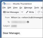 Oszustwo e-mailowe Conflict With Your Company Name Or Trademark