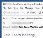 Oszustwo e-mailowe Join Zoom Meeting