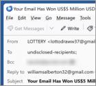 Oszustwo Email Yahoo Canada Lottery