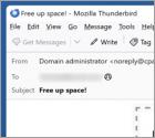 Oszustwo e-mailowe Full Storage Notification
