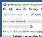 Oszustwo e-mailowe Qatar Airways