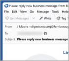Oszustwo e-mailowe LinkedIn Request To Buy From You
