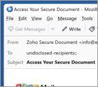 Oszustwo e-mailowe Document Shared Securely