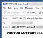 Oszustwo e-mailowe PROTON LOTTERY