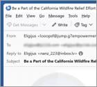 Oszustwo e-mailowe Binance Charity - California Wildfires Fundraiser