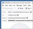 Oszustwo e-mailowe Spam Activity Originating From Your Address