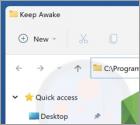 Keep Awake Niechciana aplikacja