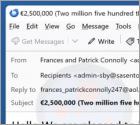 Oszustwo e-mailowe Donation From Frances and Patrick Connolly