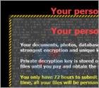 Wirus 'Your personal files are encrypted'