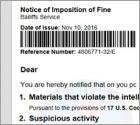 Oszustwo Notice Of Imposition Of Fine