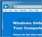Oszustwo Windows Defender Alert