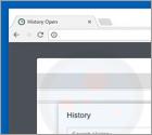 Adware History Open