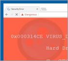 Oszustwo Error Virus - Trojan Backdoor Hijack