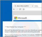 Oszustwo Microsoft Has Detected A Porn Virus