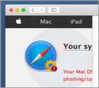 Oszustwo WARNING! MAC OS Is Infected (Mac)